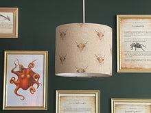 Load image into Gallery viewer, Animal-themed Highland Cow light shade, ideal for rustic or farmhouse-style decor.